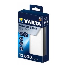 Varta 57977101111 - Batteriladdare ENERGY 15000mAh/2x2,4V vit