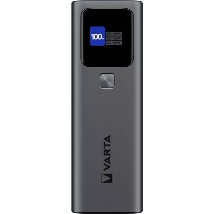 Varta 57984101111 - Powerbank med LED-display Power Delivery 27000 mAh/140W/3,7V