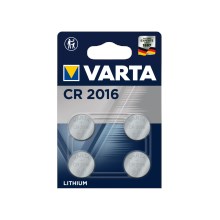 Varta 6016101404 - 4 st Litium knappcellsbatterier ElektroniskS CR2016 3V