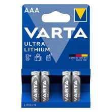 Varta 6106301404 - 4 st Lithium Batterier ULTRA AA 1,5V