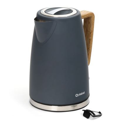 Vattenkokare 1,7 l 2400W/230V rostfritt /grå