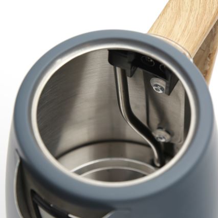 Vattenkokare 1,7 l 2400W/230V rostfritt /grå