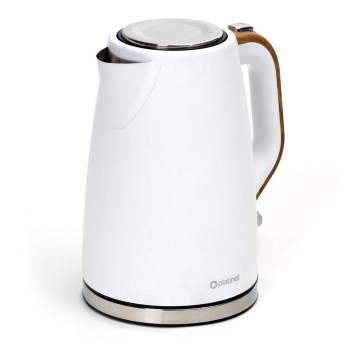 Vattenkokare 1,7 l 2400W/230V rostfritt /vit