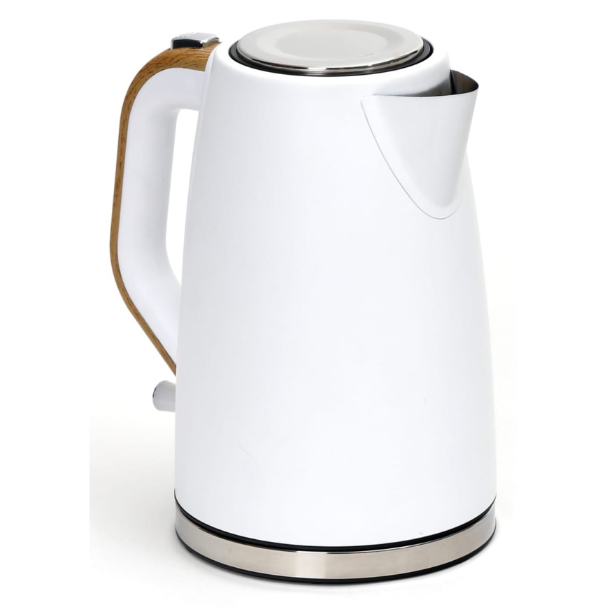 Vattenkokare 1,7 l 2400W/230V rostfritt /vit