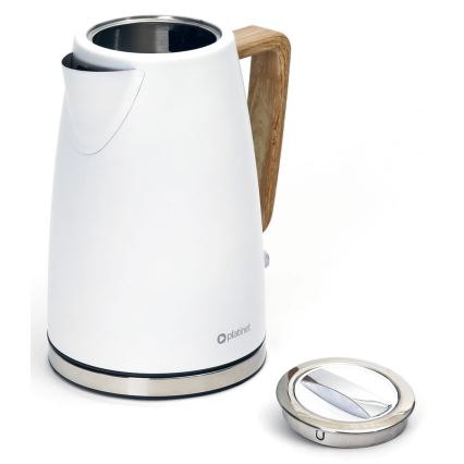 Vattenkokare 1,7 l 2400W/230V rostfritt /vit 