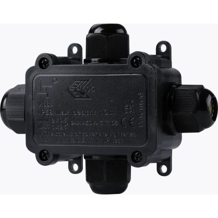 Vattentät anslutningslåda 24A/230V IP68