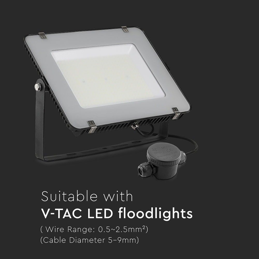 Vattentät kopplingskontakt IP66 svart