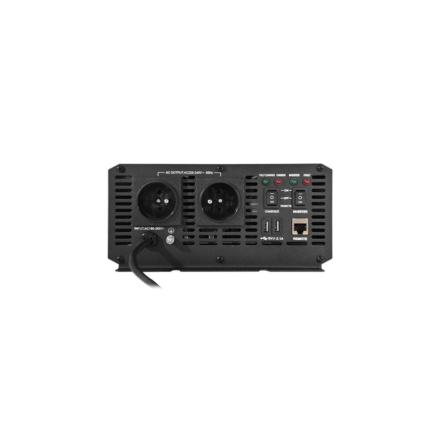 Växelriktare 1000 W (12 V → 230 V)