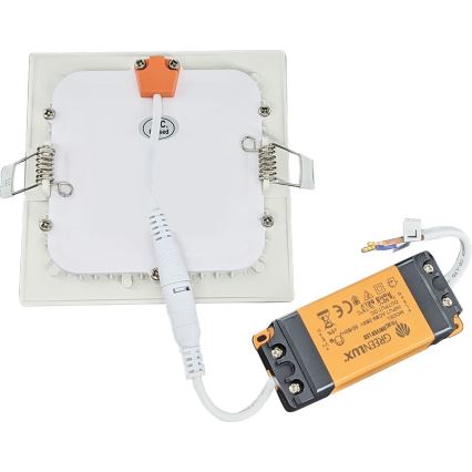 LED Badrumsinfälld armatur VEGA LED/24W/230V 2800K 29,8 cm IP44 snövit