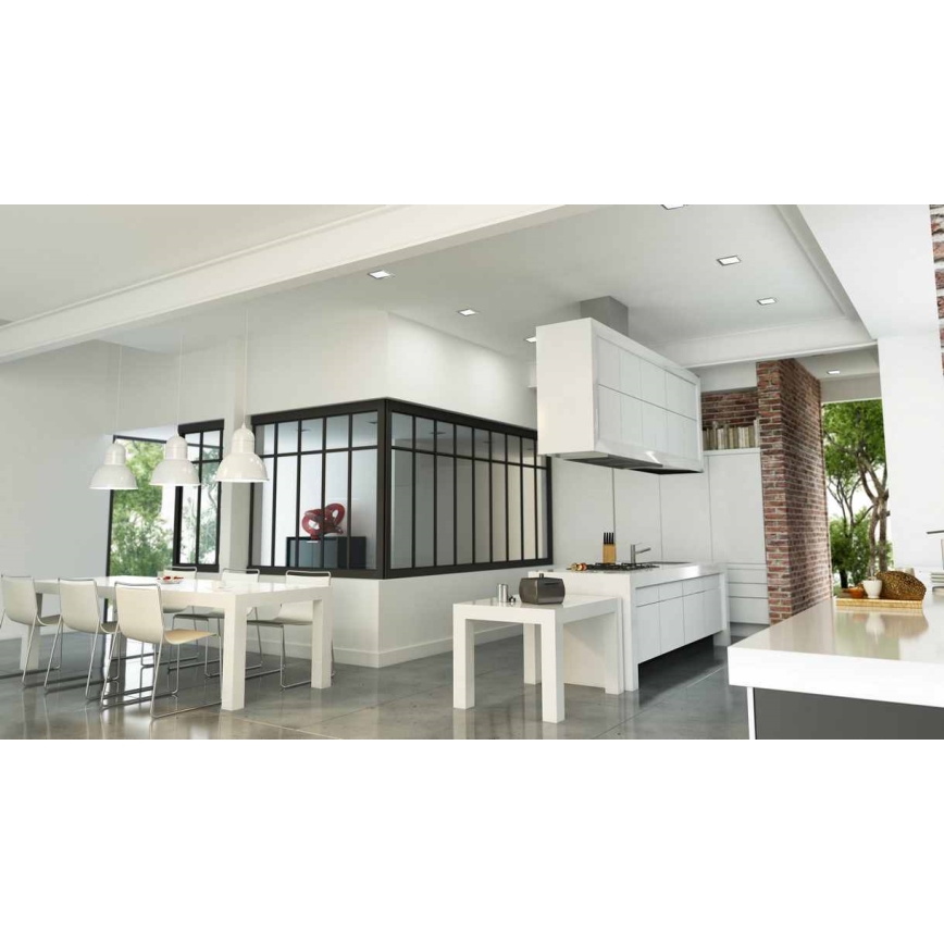 LED Badrumsinfälld armatur VEGA LED/6W/230V 2800K 11,8 cm IP44