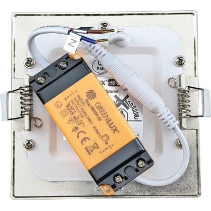 LED Badrumsinfälld armatur VEGA LED/6W/230V 2800K 11,8 cm IP44