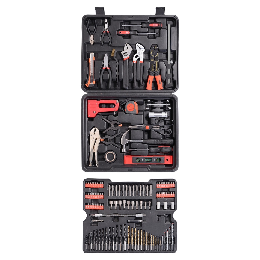 Verktygslåda med verktyg 550 st