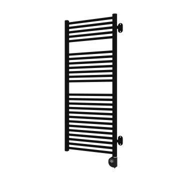 Vertaduro - Badradiator med termostat MEG 600W 118x50 cm svart