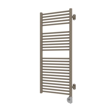 Vertaduro - Badradiator med termostat MEG 600W 118x50 cm taupe