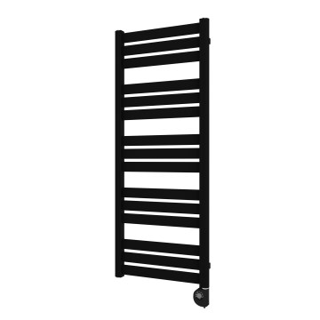 Vertaduro - Badrumsradiator LUCY med termostat, 600 W, 125 x 50 cm, svart