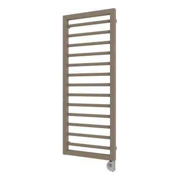 Vertaduro - Badrumsradiator med termostat ADEL 600 W 128 x 50 cm taupe