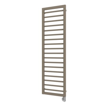 Vertaduro - Badrumsradiator med termostat ADEL 600W 172x50 cm taupe