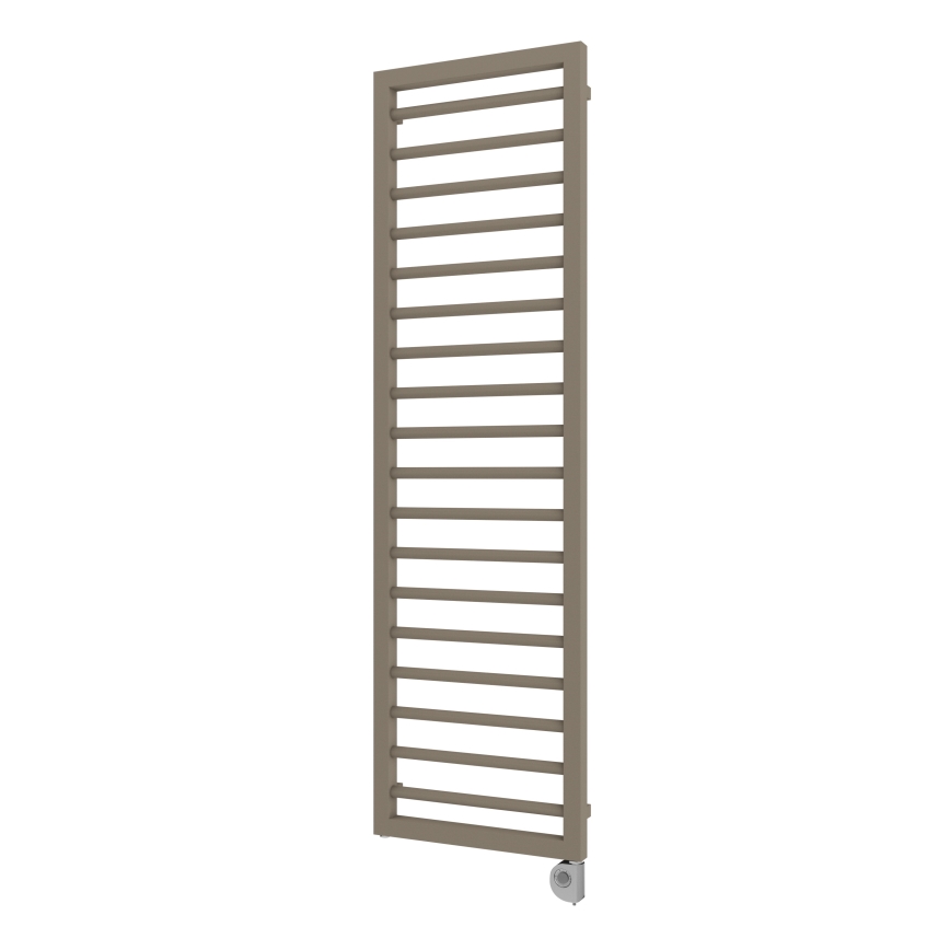 Vertaduro - Badrumsradiator med termostat ADEL 600W 172x50 cm taupe