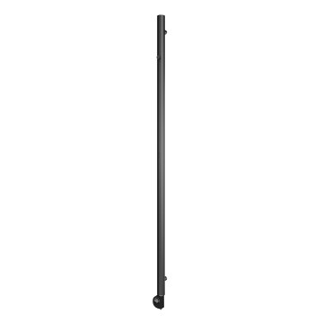 Vertaduro - Badrumsradiator med termostat ERDA 400 W 180 x 5 cm antracit