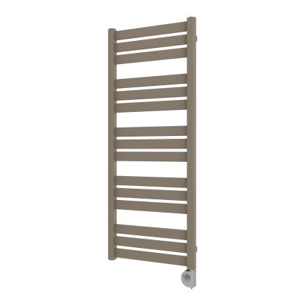 Vertaduro - Badrumsradiator med termostat LUCY 600W 125x50 cm taupe