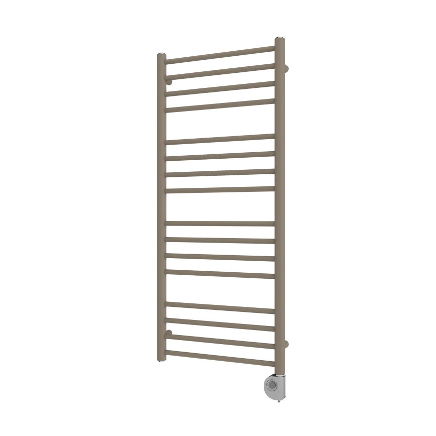 Vertaduro - Badrumsradiator med termostat SIMONE 400W 114x50 cm taupe