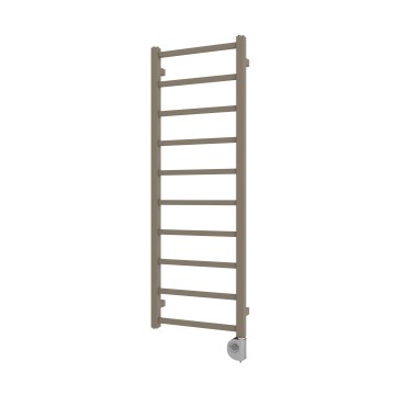 Vertaduro - Badrumsradiator med termostat ZOE, 400 W, 114 x 40 cm, taupe