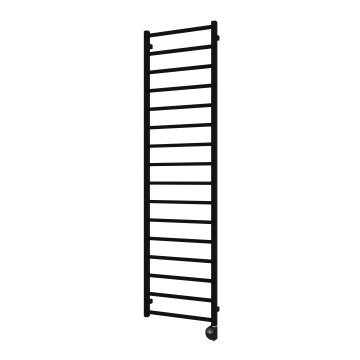 Vertaduro - Badrumsradiator med termostat ZOE 400W 186x50 cm svart