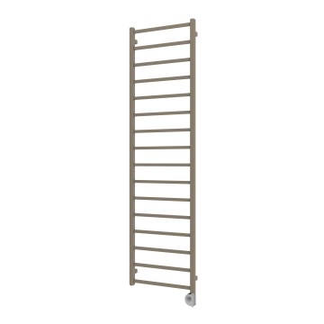 Vertaduro - Badrumsradiator med termostat ZOE 400W 186x50 cm taupe