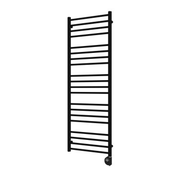 Vertaduro - Badrumsradiator SIMONE med termostat, 600 W, 144 x 50 cm, svart