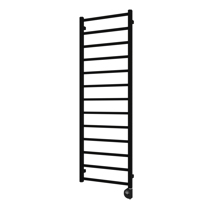 Vertaduro - Badrumsradiator ZOE med termostat, 400 W, 150 x 50 cm, svart