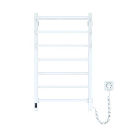 Vertaduro - Elektrisk handdukstork med termostat DOR 155W/230V 80x48 cm IP44 vit höger