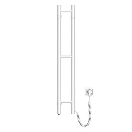 Vertaduro - Elektrisk handdukstork VEO 46W/230V 100x16 cm IP44 vit höger