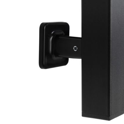 Vertaduro - Elektrisk handdukstork med termostat AVA 181W/230V 50x90 cm IP44 svart högerutförande
