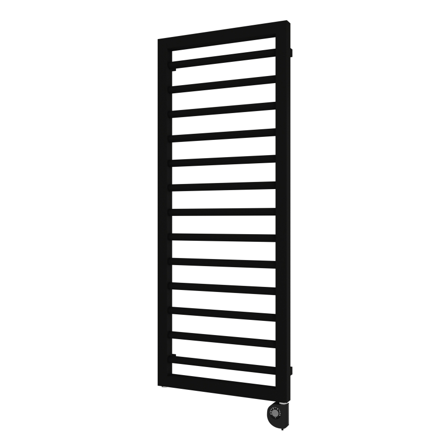 Vertaduro - Handdukstork med termostat ADEL 600W 128x50 cm svart