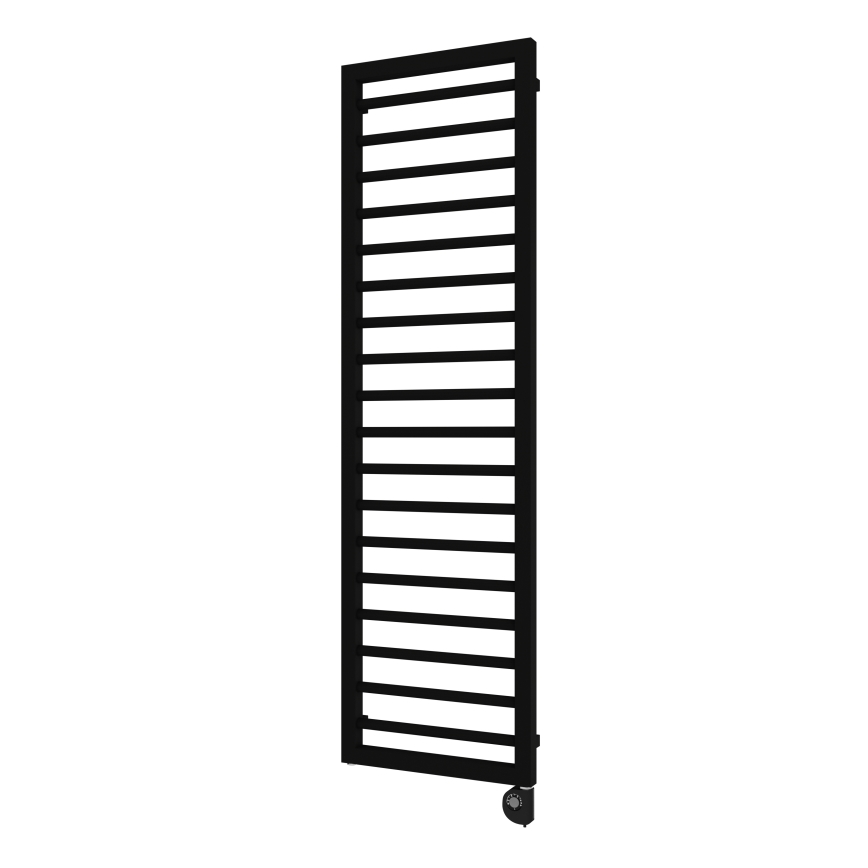 Vertaduro - Handdukstork med termostat ADEL 600W 172x50 cm svart