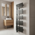 Vertaduro - Handdukstork med termostat MICHELLE 600W 129x50 cm svart