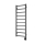 Vertaduro - Handdukstork med termostat ZOE, 400 W, 114 x 40 cm, antracit