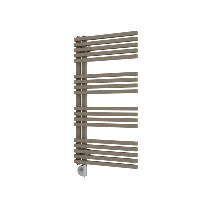 Vertaduro - Handdukstork MICHELLE med termostat, 600 W, 97 x 50 cm, taupe