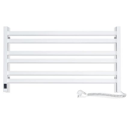 Vertaduro - Elektrisk handdukstork med termostat AVA 181W/230V 50x90 cm IP44 vit, högerutförande