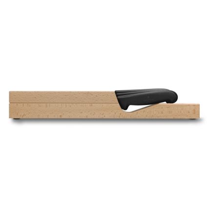 Victorinox - 6-delars set med köksknivar och knivblock i bok/beige