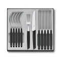 Victorinox - Bestickset SWISS MODERN 12 delar svart