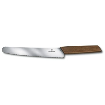 Victorinox - Brödkniv SWISS MODERN 22 cm, valnöt