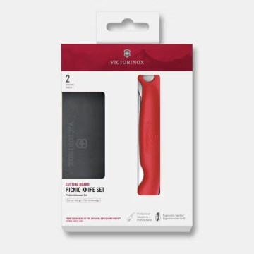 Victorinox - Fällkniv SWISS CLASSIC 11 cm röd + skärbräda