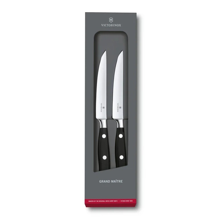 Victorinox - GRAND MAITRE stekknivset 12 cm, 2 st, svart