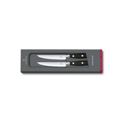Victorinox - GRAND MAITRE stekknivset 12 cm, 2 st, svart