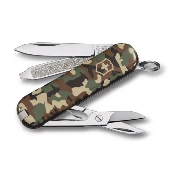 Victorinox - Multifunktionell fickkniv CLASSIC SD 5,8 cm/7 funktioner kamouflage