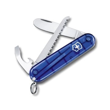 Victorinox - Multifunktionell fickkniv MY FIRST VICTORINOX 8,4 cm/8 funktioner blå