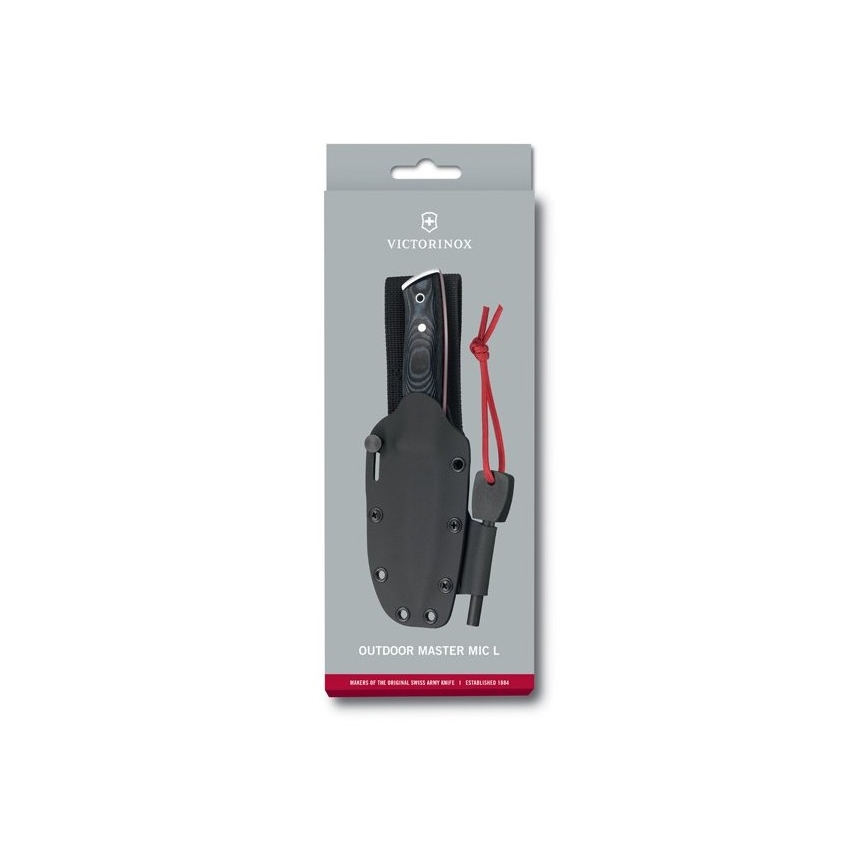 Victorinox - Outdoorkniv 22 cm svart/krom