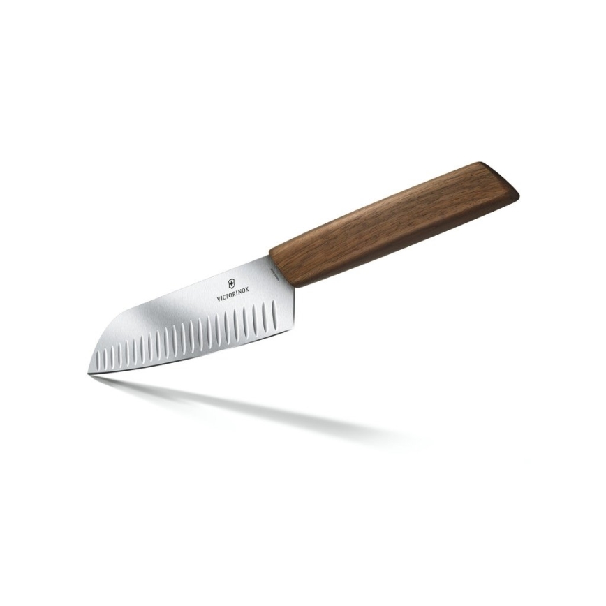 Victorinox - Santokukniv SWISS MODERN 17 cm valnöt