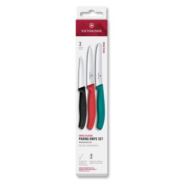 Victorinox - Set med 3 grönsaksknivar SWISS CLASSIC, flerfärgat